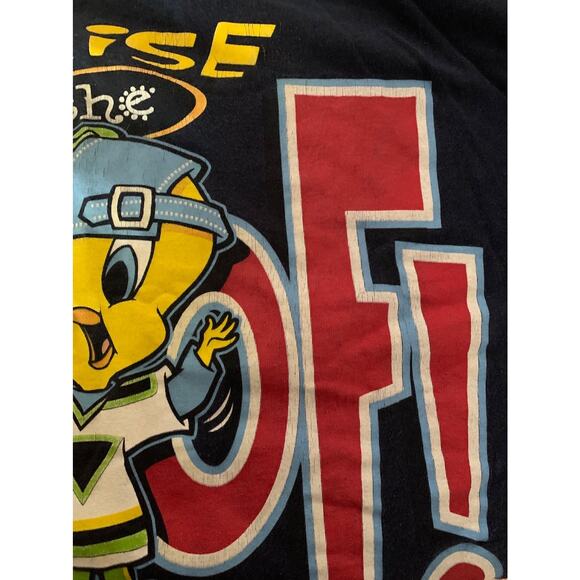 Vintage 90s looney toons tweety bird shirt sleeve unisex men’s xl - Picture 6 of 7